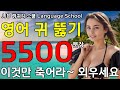 기초 생활 영어회화 5500문장 | 네이티브력 급상승 | 100% 입 트입니다 | 한국인 영어 공부 성