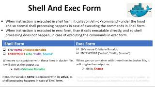 Docker | SHELL Form vs EXEC Form | DevOps Training | Docker Tutorial For Beginners