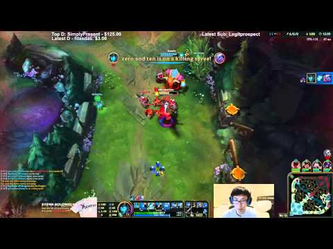 Doublelift duo Reginald - Kalista vs Tristana ADC - League of Legends