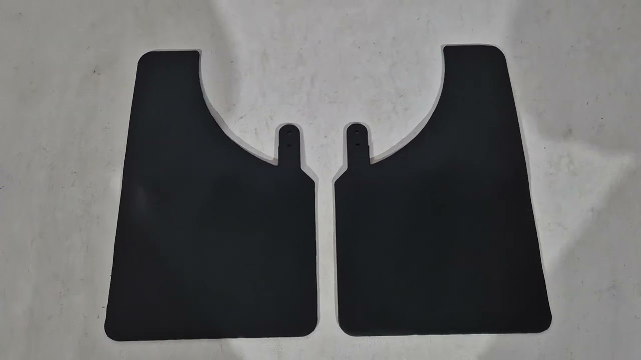 Универсальные брызговики без надписи Polytep (230*375, 2 шт) Video 1