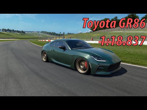 Toyota GR86 - Donington Park National 1:18.837 - Assetto Corsa EVO