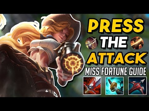 TAKE OUT THOSE TANKS! Press The Attack Miss Fortune Guide | Preseason 9