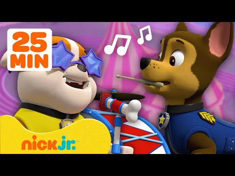 PAW Patrol | PAW Patrol 25-minütige Compilation zum Mitsingen! 🎵 | Nick Jr. Deutschland