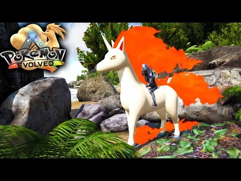 Ark Pokemon Evolved Mod - Getting Rapidash & Gifts From Friends !  (Ark Pokemon Mod)