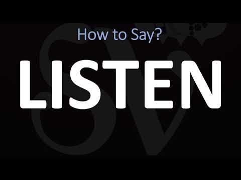 How to Pronounce Listen? (CORRECTLY)
