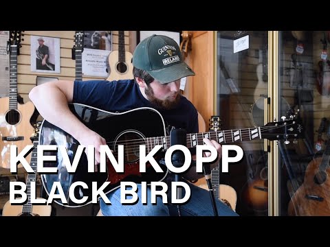 Kevin Kopp "Black Bird" Short Scale Dreadnought, Sitka Spruce, Mahogany image 8