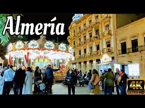 Exploring Almería Europe | Peaceful Walking Tour in 4k 🚨