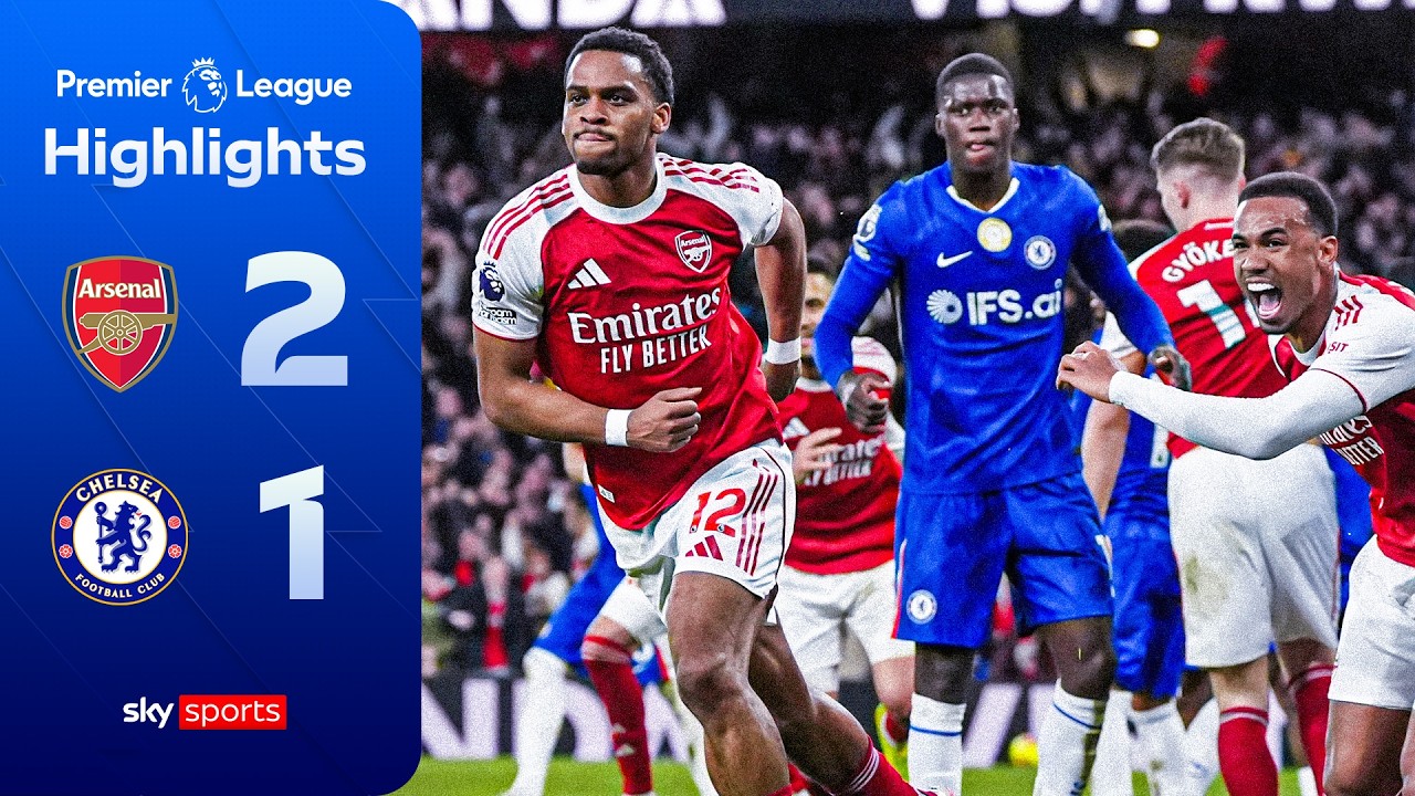 Set-pieces restore five-point Arsenal lead! 📈 | Arsenal 2-1 Chelsea | Premier League highlights