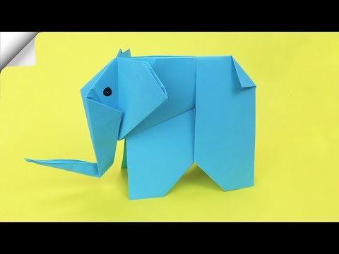 Funny Elephant Moving paper TOYS Easy paper crafts