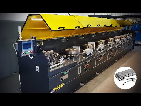 High speed wire drawing machine MBK-7/450 with integrated steel fiber machine