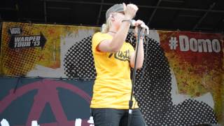 Amelia - Tonight Alive - Warped Tour Columbia, MD 7/10/2013