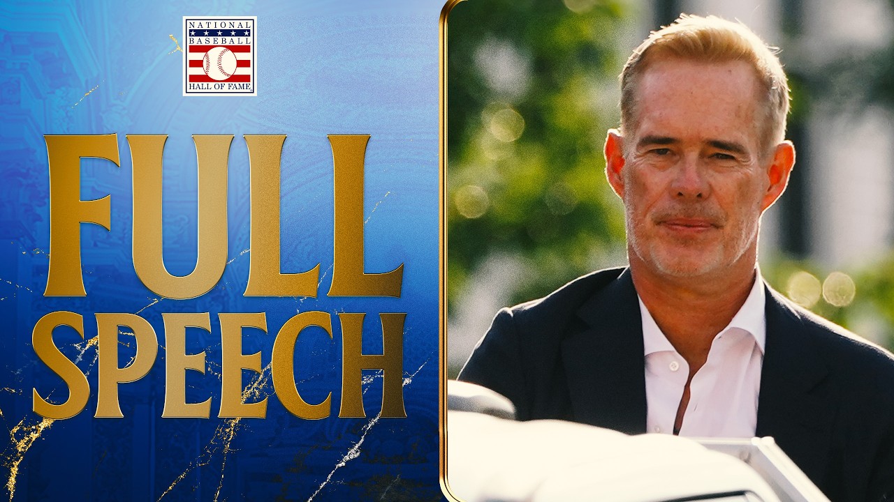 Legendary MLB broadcaster Joe Buck delivers his 2026 Ford C. Frick Award speech! 🎙️ (Hall of Fame)