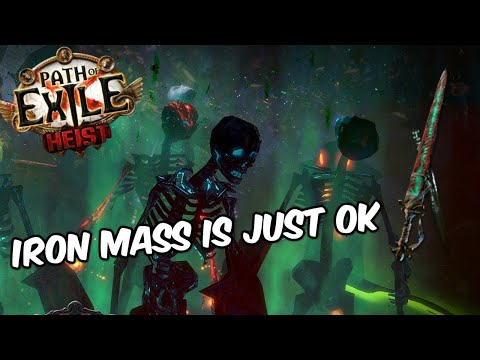 Taking Elemental Summon Skeletons to Endgame with Iron Mass | PoE Heist 3.12