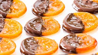 Смотреть онлайн Как приготовить апельсины в шоколаде на десерт