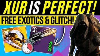 New XUR 70 Stat EXOTIC Armor & WEAPONS Farm GLITCH! Trials Loot Inventory Location May 31 Destiny 2