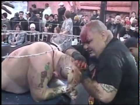 Supreme (c) vs. Ian Rotten (No Ropes Barbed Wire Death Match Match)