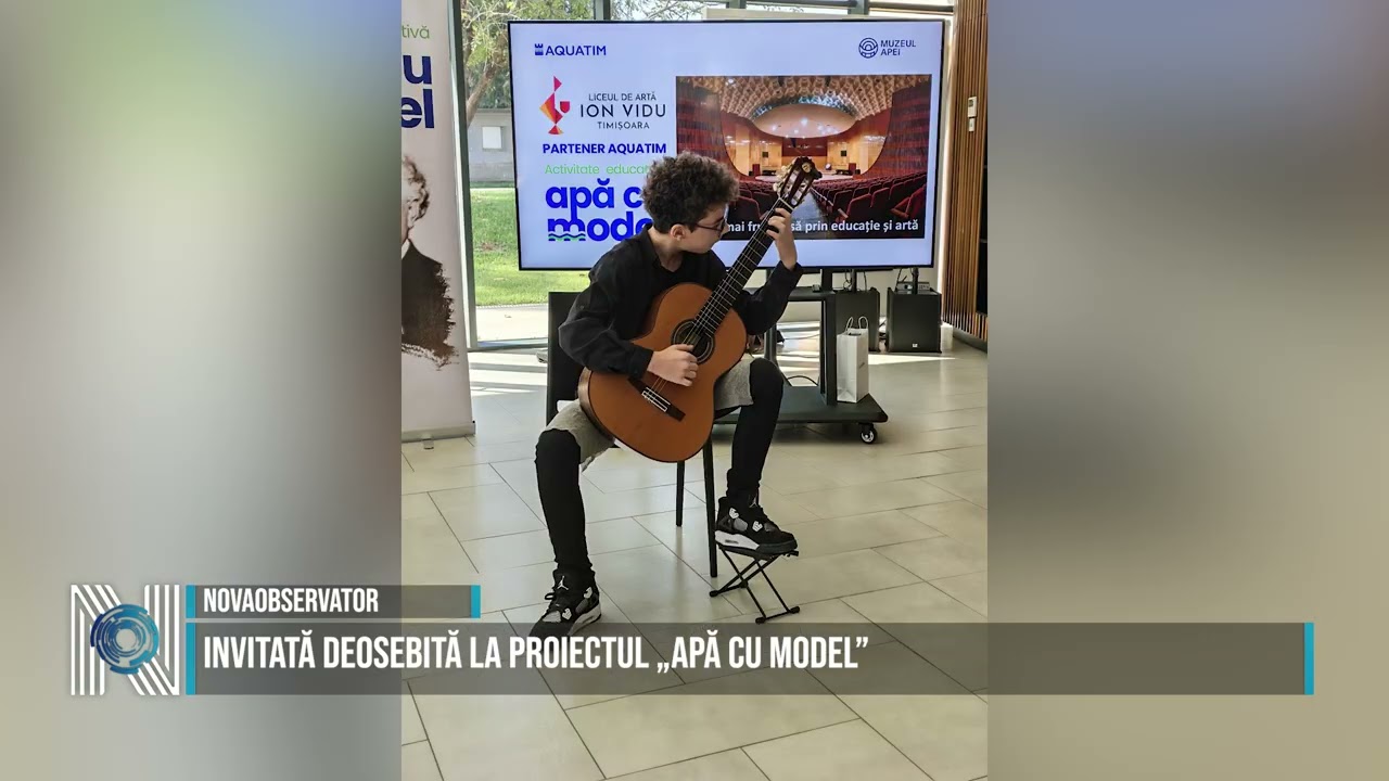 Invitată deosebită la proiectul „Apă cu Model”