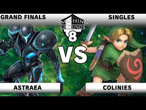 Smashing Grounds 8-Astraea (Dark Samus)Vs.Colinies (Young Link) Grand Finals + Interview