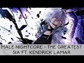 Nightcore - The Greatest [Male Version]