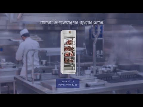 Video thumbnail for Primeat 80 Kg (176 lb) 2.0 Meat Edition Preserving and Dry Aging Cabinet Standard – Silver