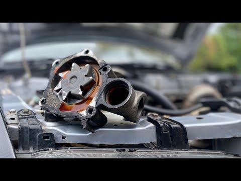 Replacing Water Pump On A 4G63 Engine (EVO 8) #mitsubishi #evolution