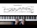 Bach French Suite No.5 (complete) P. Barton, FEURICH 218 piano