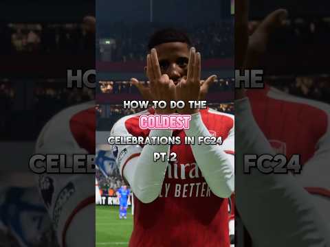 How To Do The Coldest Celebrations In FC24 pt.2 #eafc24 #football #cold #celebration #shorts