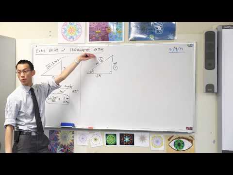 Exact Values of Trigonometric Ratios (1 of 2: 30°)