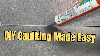 Unlock the Caulking Code: Master Techniques for Your Home #diyplumbing