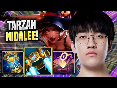 TARZAN LITERALLY GOD MODE WITH NIDALEE! - LNG Tarzan Plays Nidalee JUNGLE vs Graves! | Season 2022