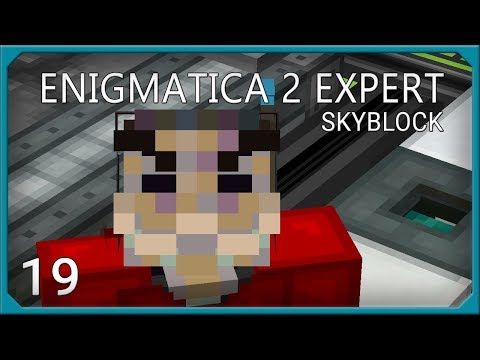 Enigmatica 2 Expert Skyblock EP19 Wireless Crafting Terminal + Infinite Saturation