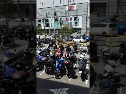 Motocicleta 🏍️ estacionamento Johor Bahru Central Johor Malásia