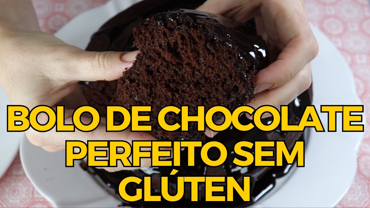 BOLO DE CHOCOLATE SEM GLÚTEN E SEM LEITE | Fácil | Prático