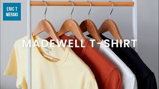 [MADEWELL HAUL] Men's Basic T-Shirt Review | Into & Size Guide | Brand Spotlight