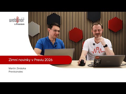 Zimní novinky v Previu - Webinář 15. 1. 2026