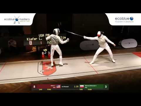 Ecoblue Masters 2023 SWF - GOLD - Lee Kiefer USA v Julia Walczyk-Klimaszyk POL