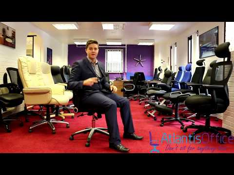 Relay Mesh Back Leather Seat Office Chair 