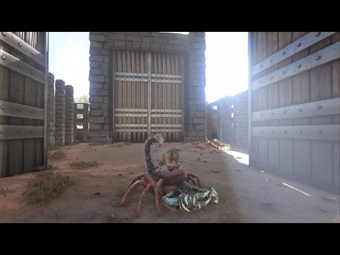 Ark Scorched Earth Ep. 3.5: Making a Taming Pen While Sick