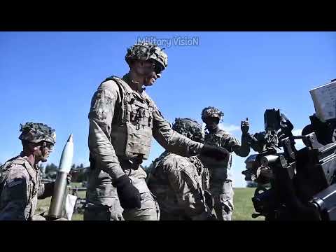 173rd Airborne |M119A3 Artillery Fire Mission |Gefenwoehr Training Area|Military vision|