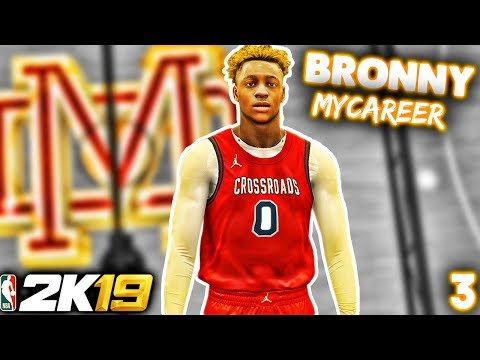 NBA 2K19 Lebron James Jr MyCareer Ep.3 - Varsity Debut!