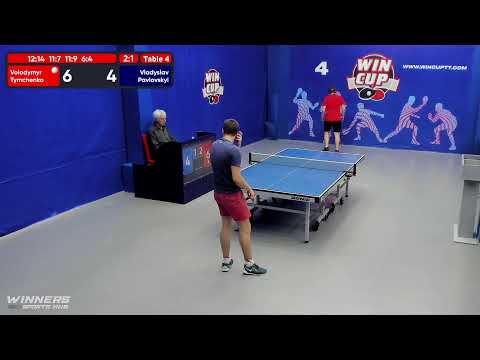 11:00 Тимченко Владимир 3-1   Павловский Владислав    стол 4  ЮГ-1   14.07.22