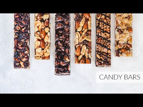 DIY CANDY BARS | 3 Ingredients | No Thermometer