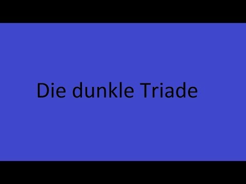 Die Dunkle Triade 1 (gefährliches Halbwissen MCPM 091)