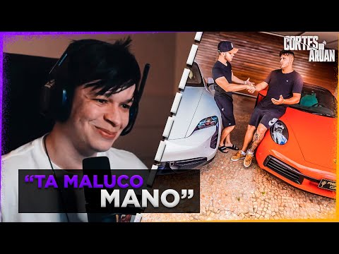 ARUAN REAGE A ELE ME FEZ UMA PROPOSTA PARA TROCAR PORSCHE NA PORSCHE (RENATO GARCIA)-Cortes do Aruan