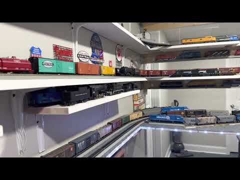 Marx HO Steam Engine test run. Repaired after two years of sitting on my shelf.