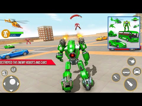 Army Bus Robot Transform Wars | Android Games