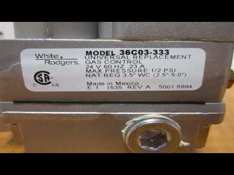 White Rodgers 36C03 300 Gas Valve with LP Conversion Kit