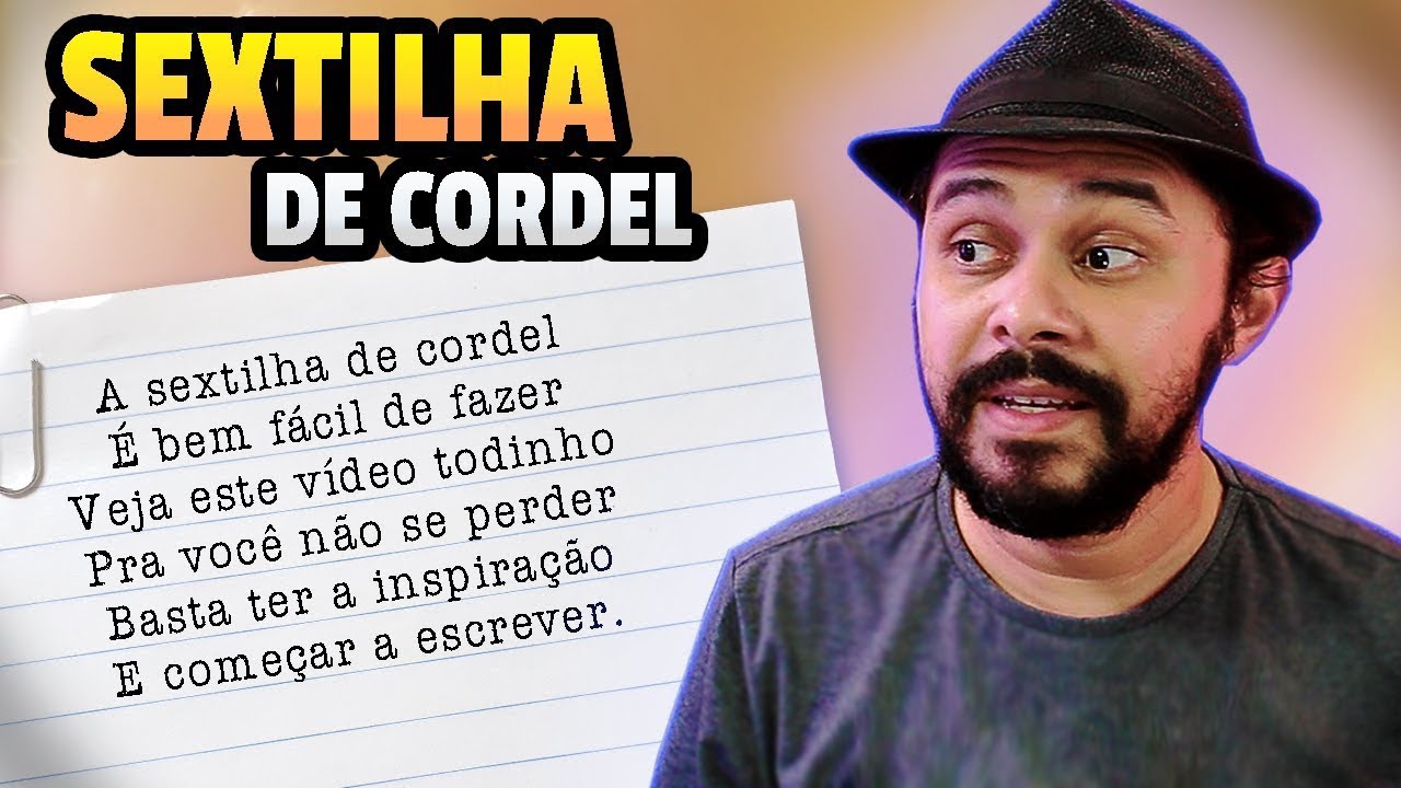 Como fazer uma SEXTILHA DE CORDEL