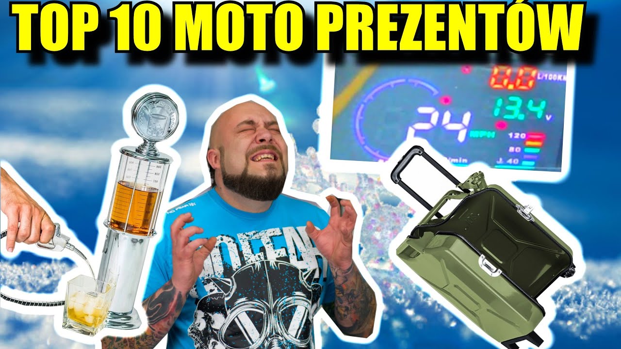 TOP 10 pomysłów na PREZENT dla MOTOMANIAKA!!!