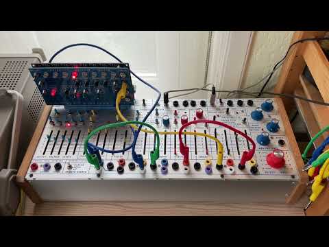 Fiddling around on the  Buchla 208 / Buchla Easel Sequencer Aux Card